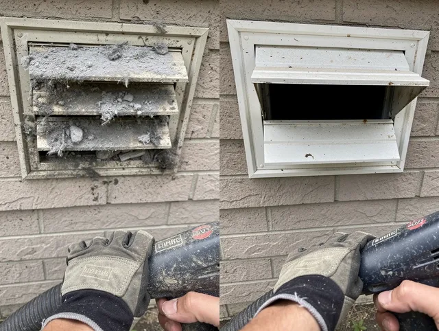 Professional dryer exhaust vent cleaning by New London Dryer Vent Cleaning in New London