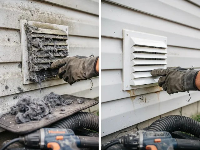 Residential dryer vent cleaning by New London Dryer Vent Cleaning in New London